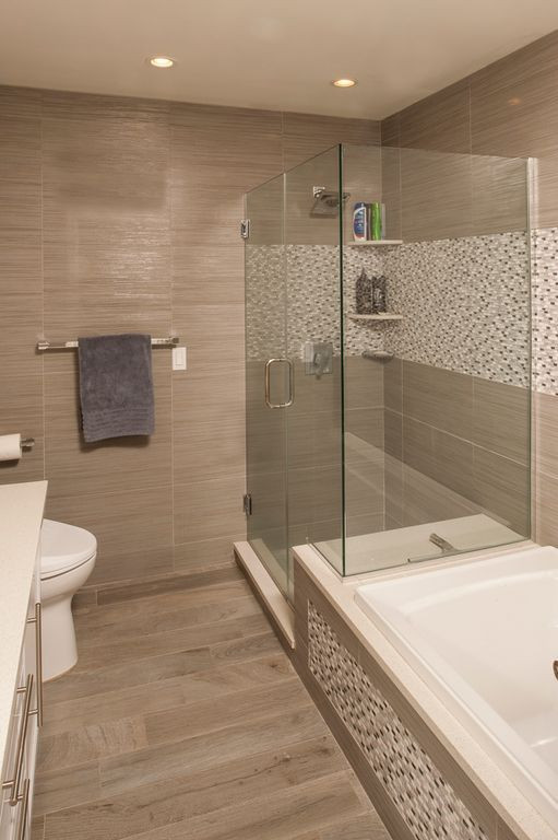 Wood Grain Tile Bathroom
 101 Custom Master Bathroom Design Ideas 2019 s