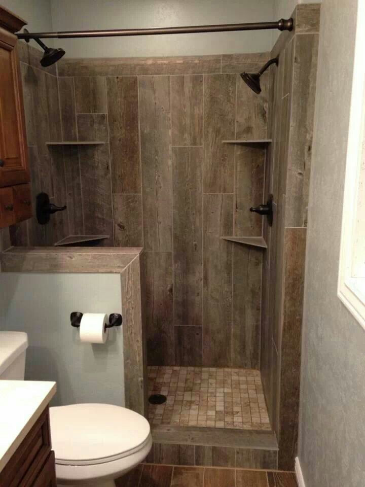 Wood Look Tile Bathrooms
 Ceramic tile that looks like barn wood