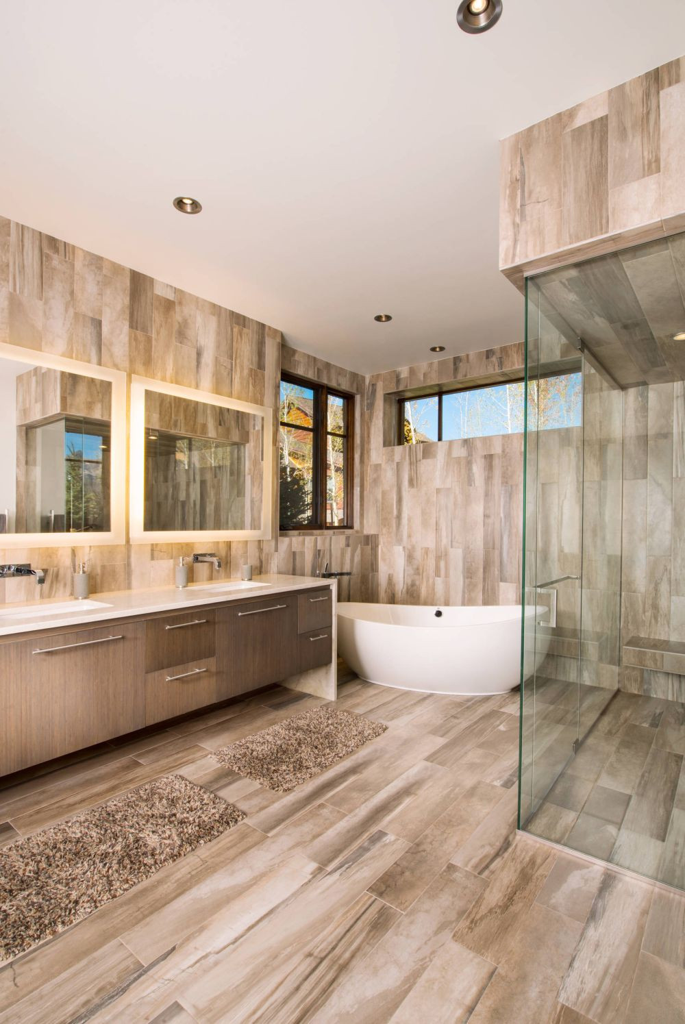 Wood Look Tile Bathrooms
 15 Wood Tile Showers For Your Bathroom