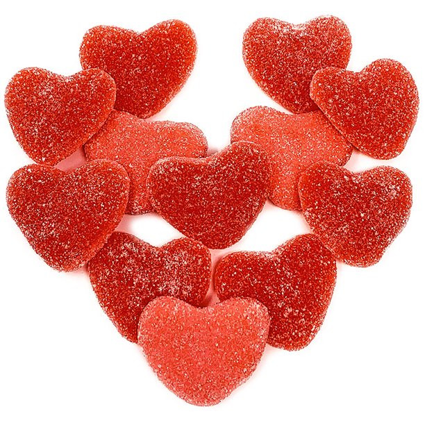 Bulk Valentines Day Candy
 SweetGourmet Gummi Sugar Hearts