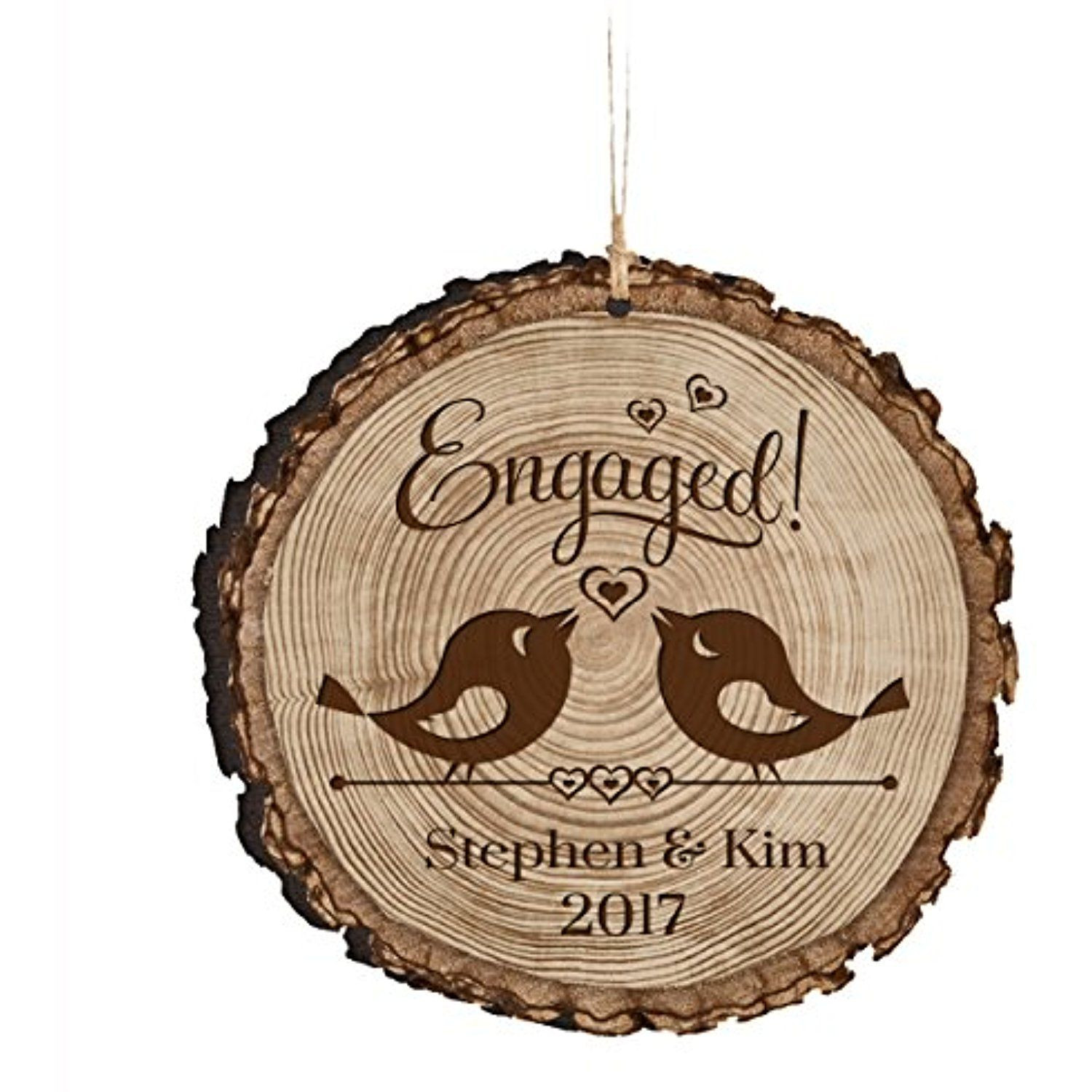 Christmas Gift Ideas For Newly Engaged Couple
 Personalized Newly Engaged Couple Our First Christmas