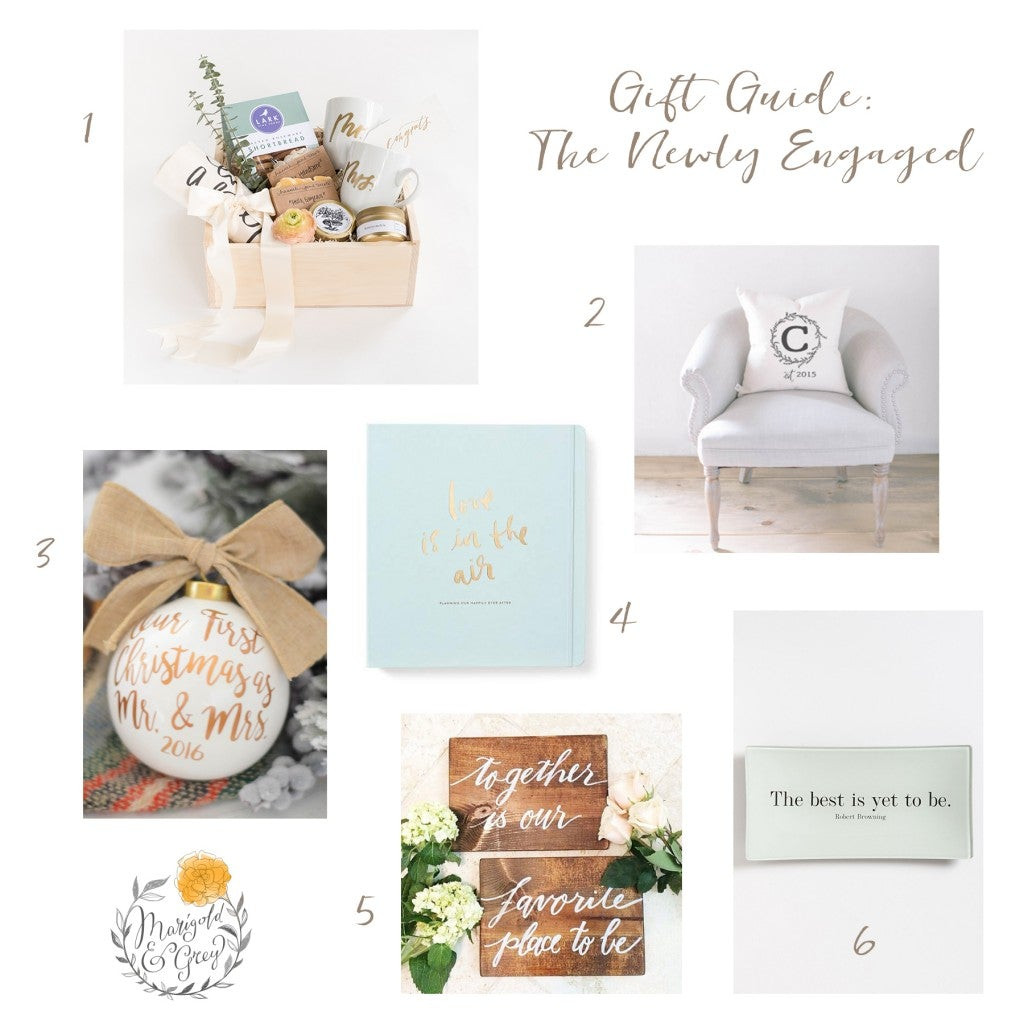 Christmas Gift Ideas For Newly Engaged Couple
 Gift Ideas for the Newly Engaged Couple Holiday Gift Guide