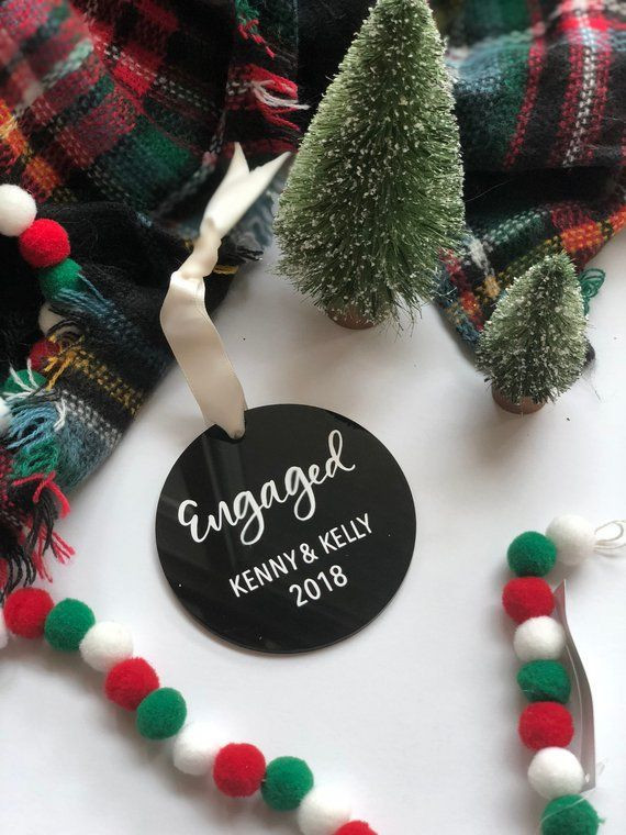 Christmas Gift Ideas For Newly Engaged Couple
 Christmas Ornament Engaged Ornament Engagement Gift