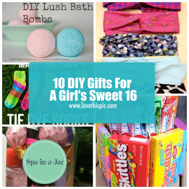 Diy Gift Ideas For Girlfriend
 10 DIY Gifts For A Girl s Sweet 16