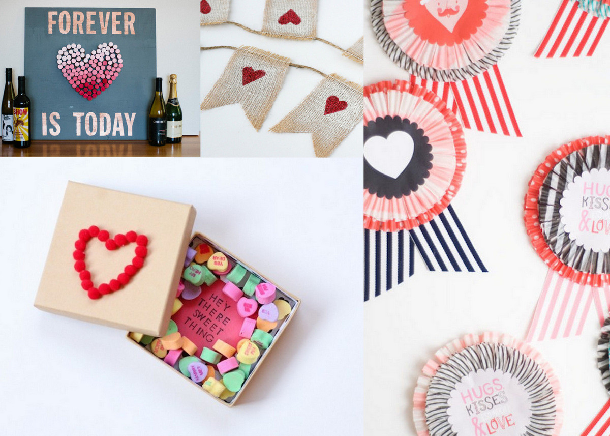Do It Yourself Valentine Gift Ideas
 Valentine’s Day Grab Bag DIY Gifts Decor and More for