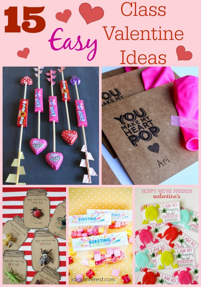 Easy To Make Valentine Gift Ideas
 15 Easy Homemade Class Valentine Ideas I Dig Pinterest
