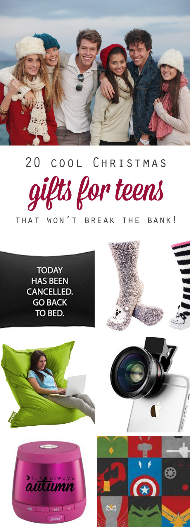 Gift Card Ideas For Girls
 best Christmas t ideas for teens It s Always Autumn