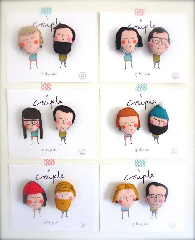 Gift Ideas For Eloped Couple
 Customized Couple Magnets