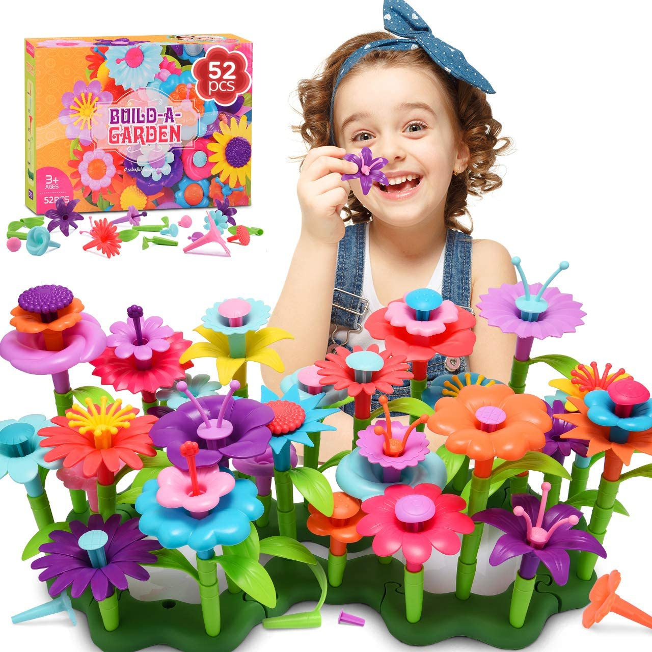 Gift Ideas For Girls Age 5
 Snoky Toys for 3 12 Year Old Girls Flower Garden Building