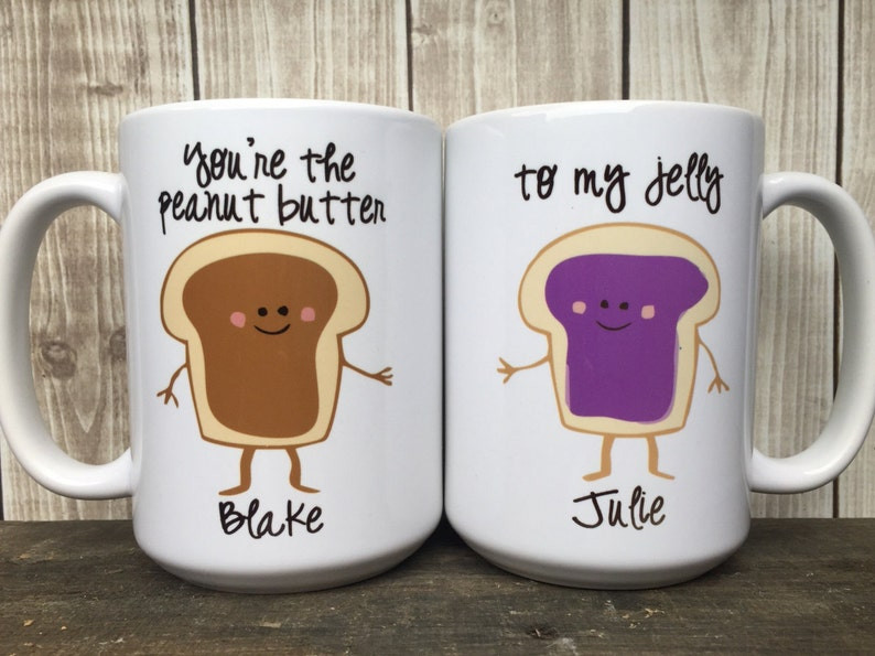 Gift Ideas For New Couples
 Couples Gift Mug Set for Couple Cute Gift Idea Engagement