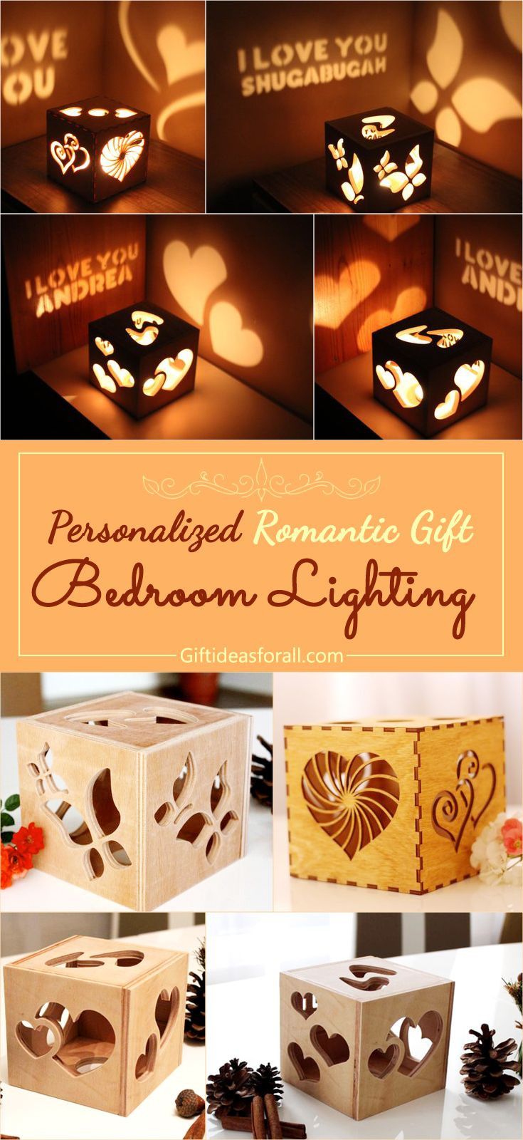 Girlfriend Birthday Gift Ideas Romantic
 Personalized romantic bedroom lighting Gifts Giftideas