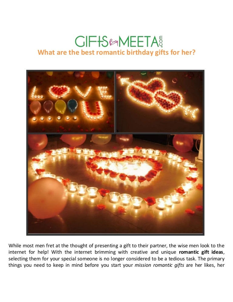 Girlfriend Birthday Gift Ideas Romantic
 Best Romantic Birthday Gifts for Her