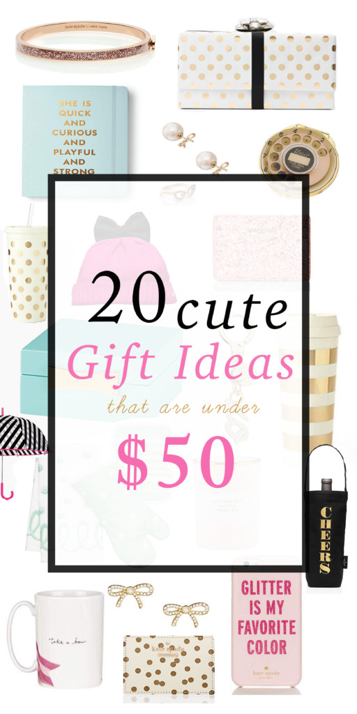 Girlfriend Gift Ideas Under $50
 20 The Cutest & Girly Gift Ideas Under $50 J adore