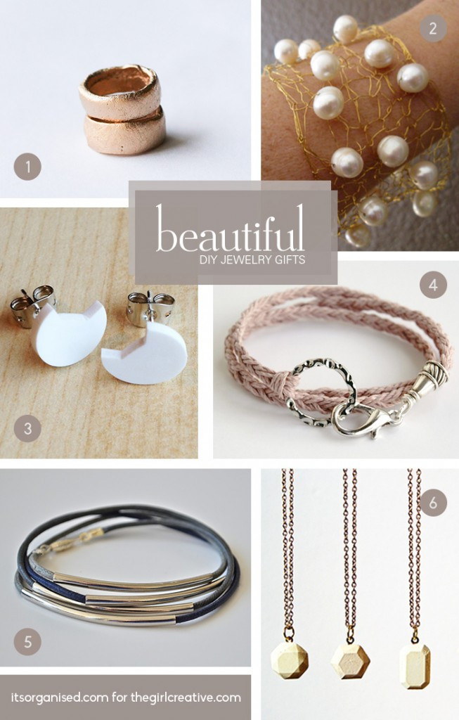 Girlfriend Jewelry Gift Ideas
 DIY Jewelry Gift Roundup The Girl Creative