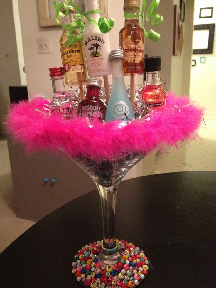 Girls 21St Birthday Gift Ideas
 89 best images about Bedazzled Booze Bottles and other DIY