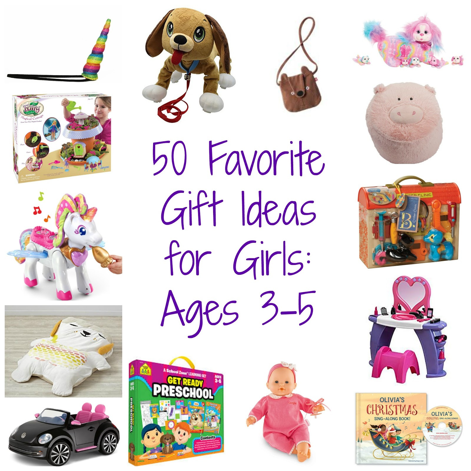 Girls Gift Ideas Age 7
 50 Favorite Gift Ideas for Girls Ages 3 5 The Chirping Moms