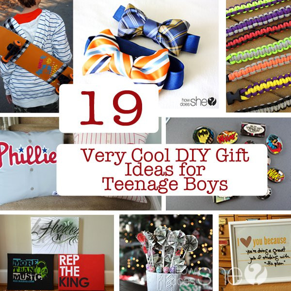 Good Gift Ideas For Boys
 19 Very Cool DIY Gift Ideas for Teenage Boys