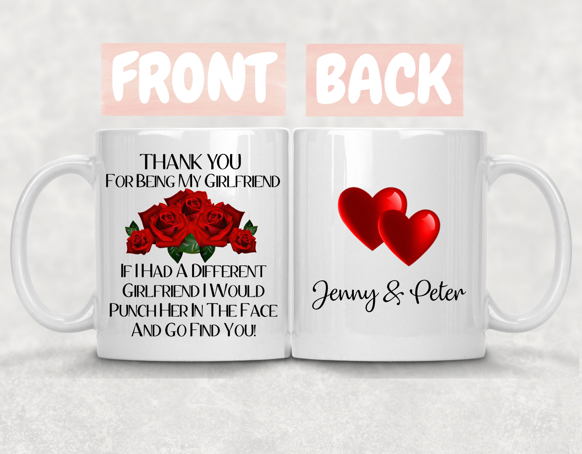 Good Valentines Day Gifts For Girlfriend
 Thank You For Being My Girlfriend Mug Valentines Day Gift