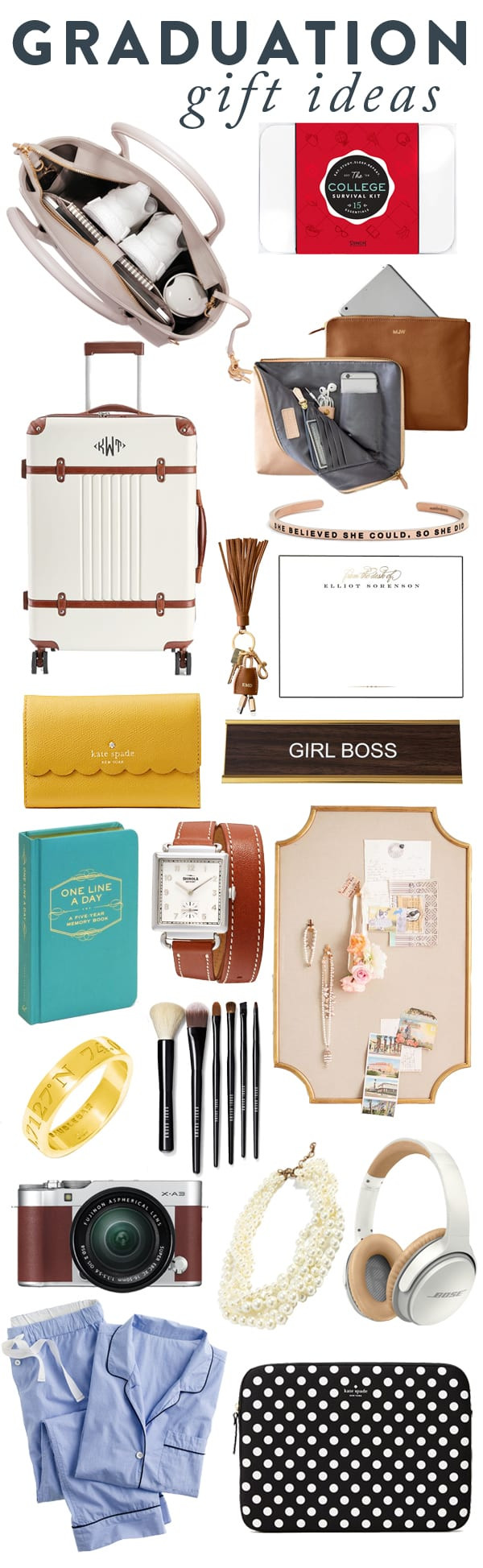 Grad Gift Ideas For Girls
 Graduation Gift Ideas The College Prepster