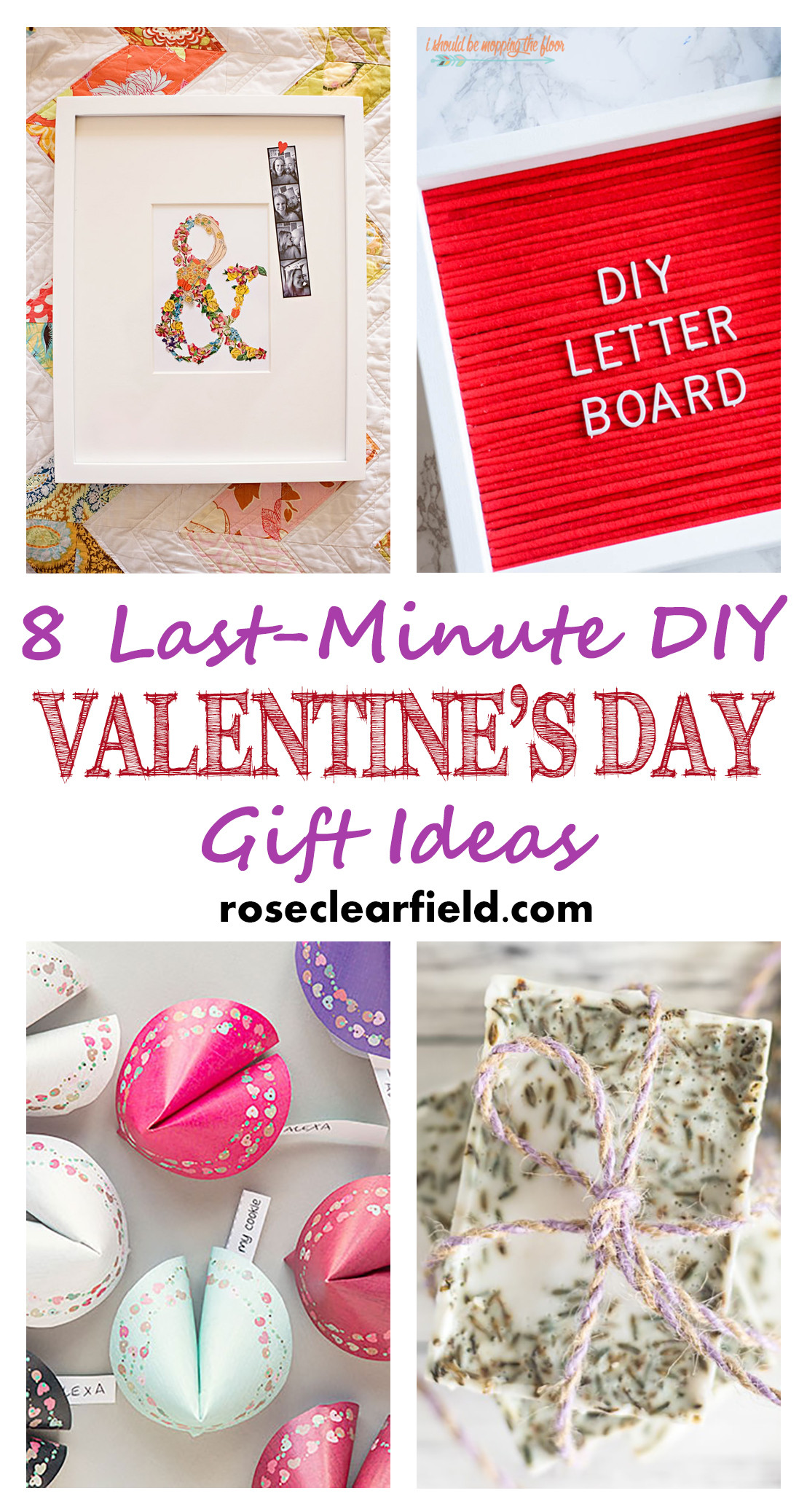Handmade Valentine Gift Ideas
 Last Minute DIY Valentine s Day Gift Ideas • Rose Clearfield