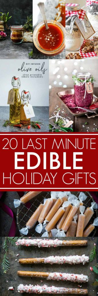 Last Minute Gift Ideas For Girlfriend
 20 Last Minute DIY Edible Holiday Gifts