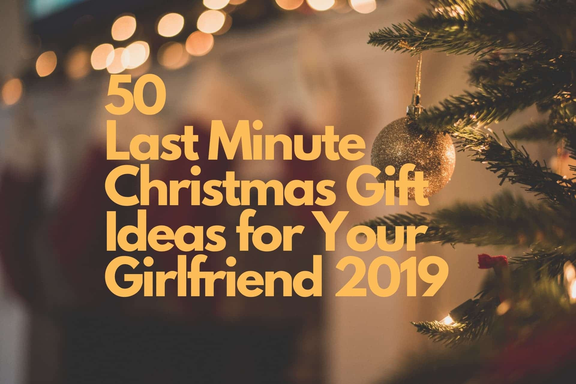 Last Minute Gift Ideas For Girlfriend
 50 Last Minute Christmas Gift Ideas for Your Girlfriend