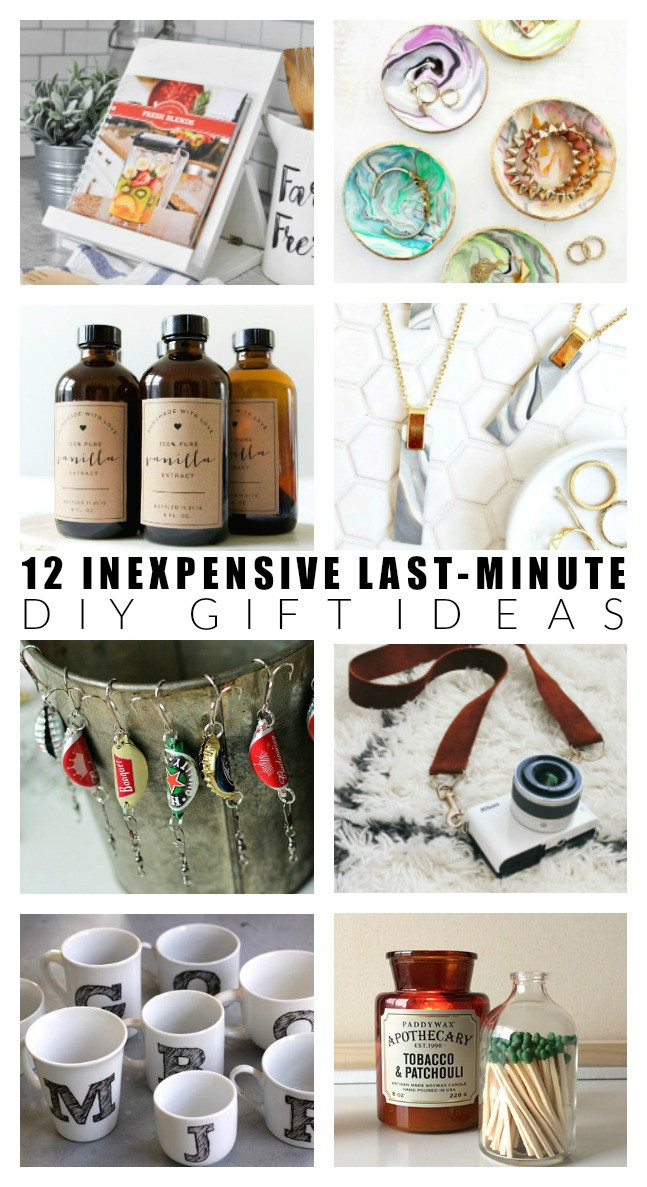 Last Minute Gift Ideas For Girlfriend
 12 Inexpensive Last Minute DIY Gift Ideas