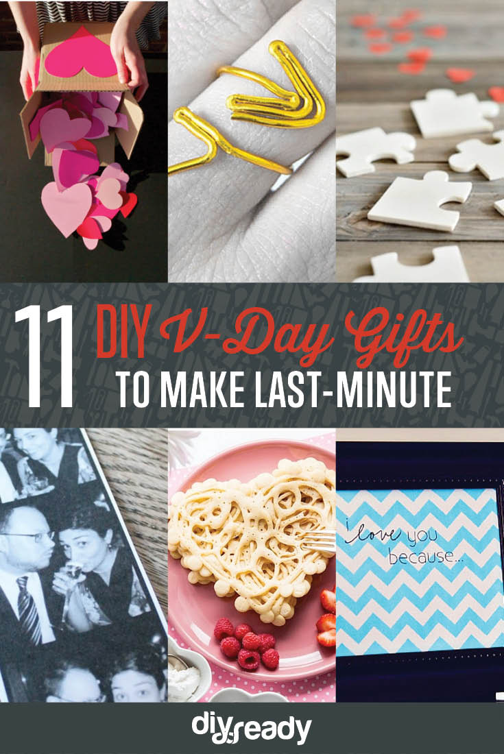 Last Minute Valentines Day Gift Ideas
 10 Last Minute DIY Valentine s Day Gifts