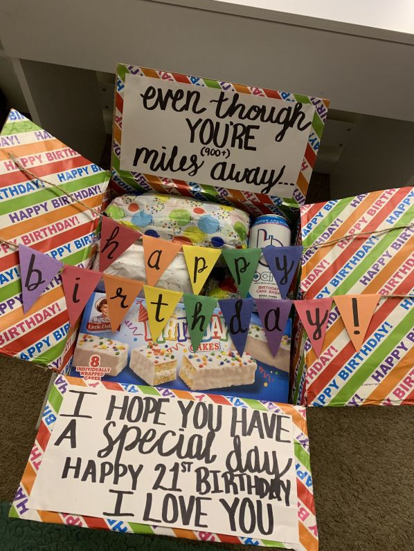Navy Boyfriend Gift Ideas
 Birthday Care Package for Military Boyfriend packaging