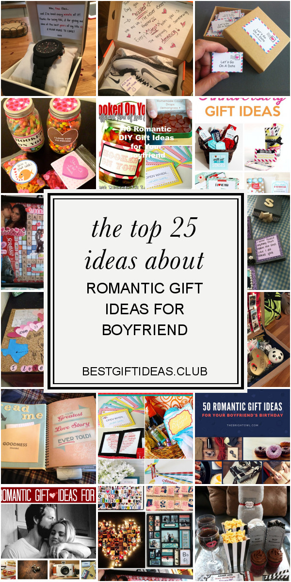 Sentimental Gift Ideas For Boyfriend
 The top 25 Ideas About Romantic Gift Ideas for Boyfriend
