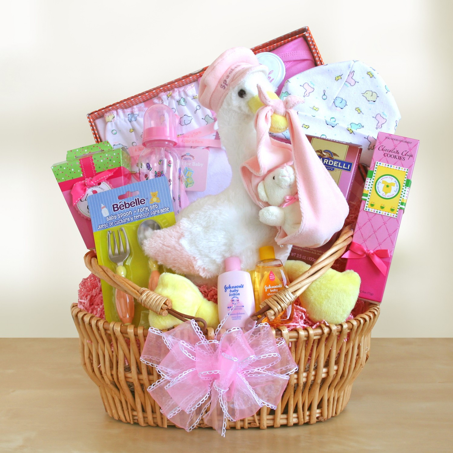 Toddler Girls Gift Ideas
 Wel e Baby Girl Gift Basket Gift Baskets Plus