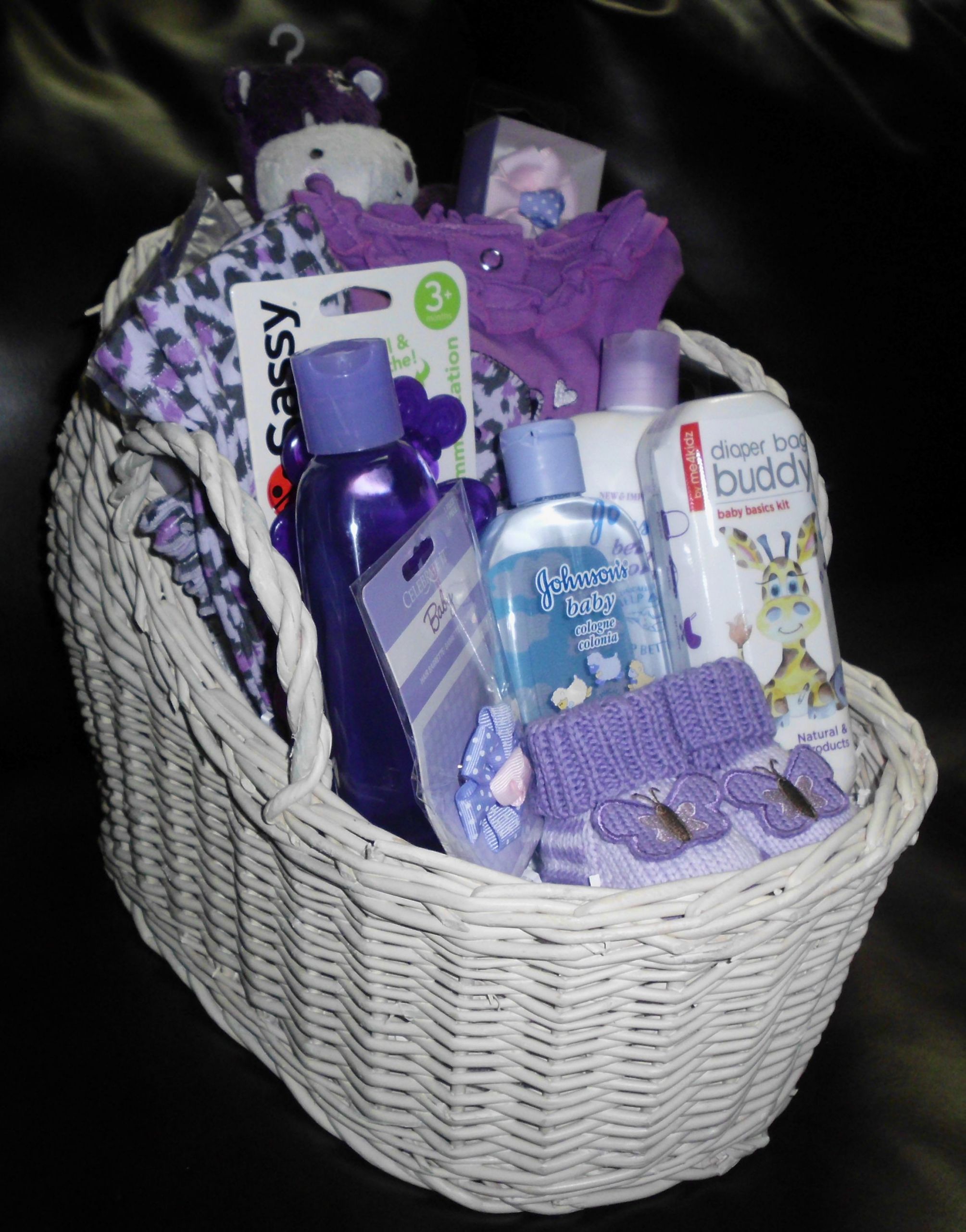 Toddler Girls Gift Ideas
 Baby girls lavender t basket un wrapped