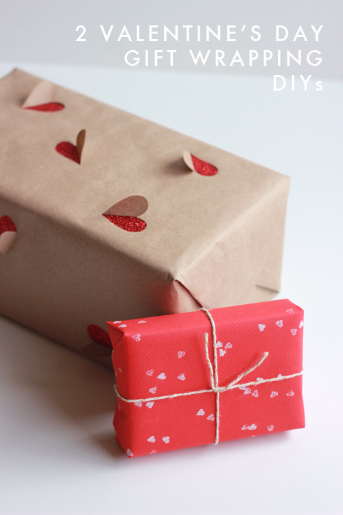 Valentine Day Gift Box Ideas
 2 simple Valentine s Day t wrapping ideas The House
