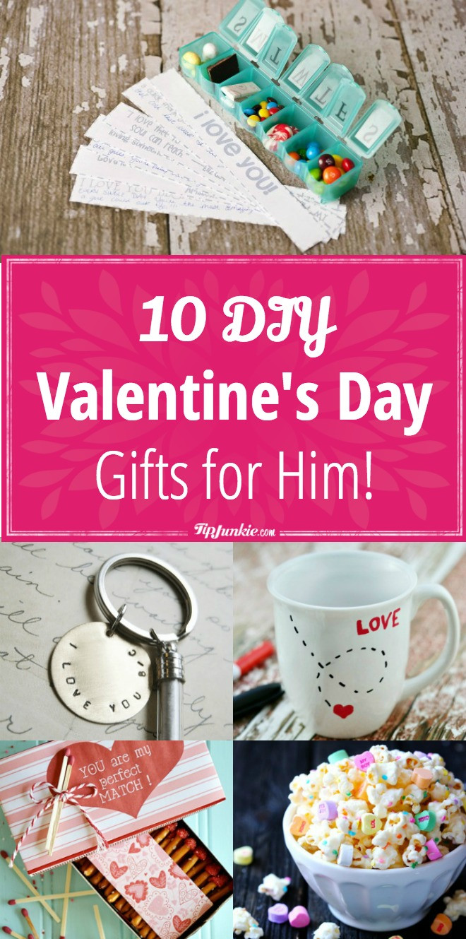 Valentine Day Gift Ideas For Him Pinterest
 10 DIY Valentine’s Day Gifts for Him – Tip Junkie