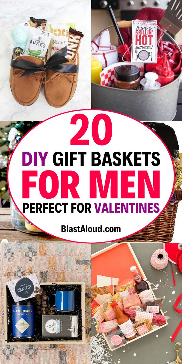 Valentine Day Gift Ideas For Him Pinterest
 Gift Baskets For Men 20 DIY Gift Baskets For Him That He