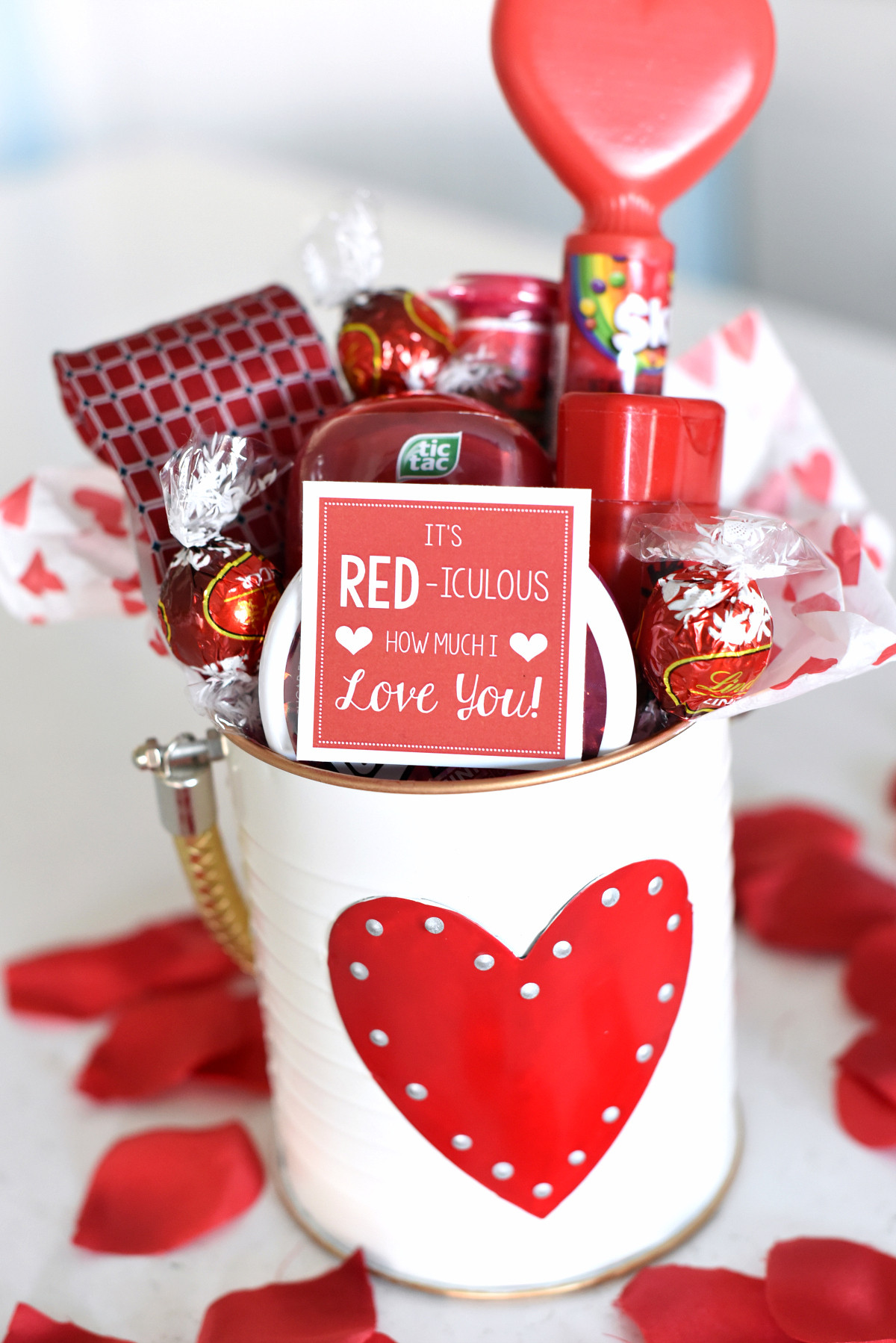 Valentine Day Gift Ideas Him
 Cute Valentine s Day Gift Idea RED iculous Basket