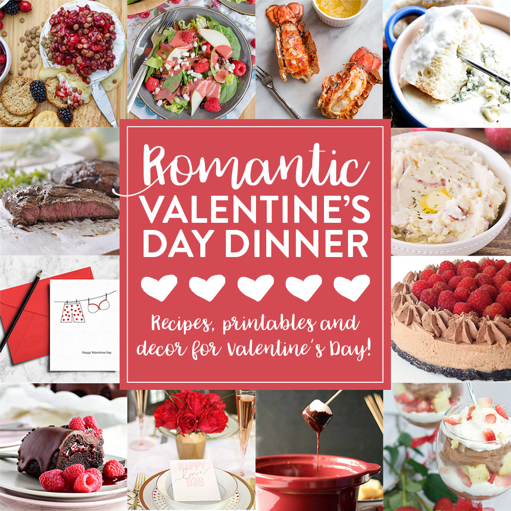 Valentine Dinner Recipes
 12 Ideas for a Romantic Valentine s Dinner – Fun Squared