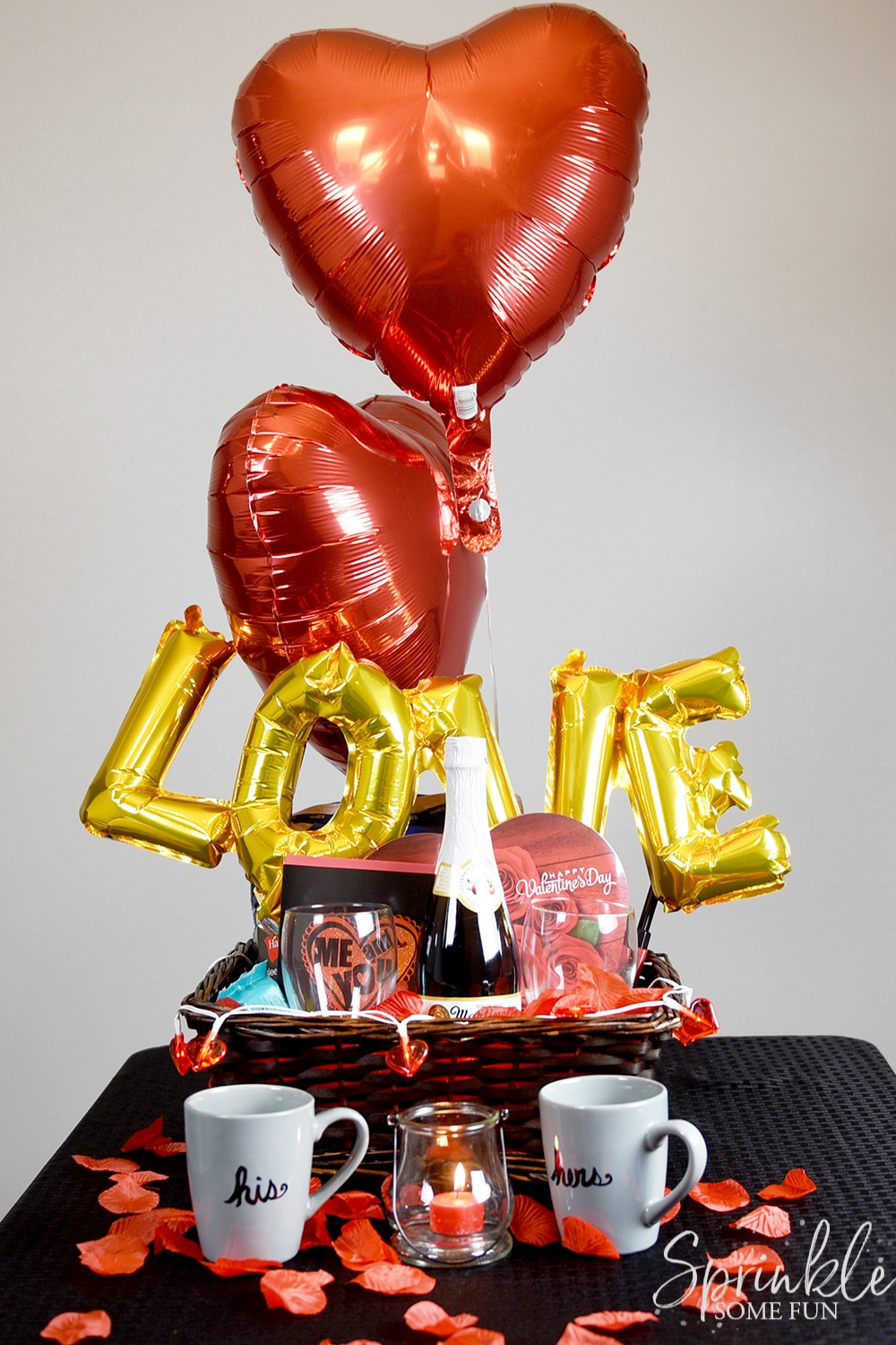 Valentine Ideas Gift
 Romantic Valentine Gift Basket Ideas ⋆ Sprinkle Some Fun