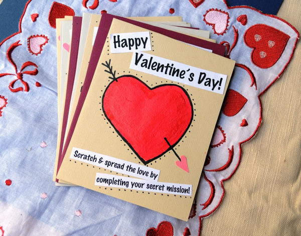 Valentine'S Day Gift Card Ideas
 30 Creative Valentine Day Card Ideas & Tutorials 2017