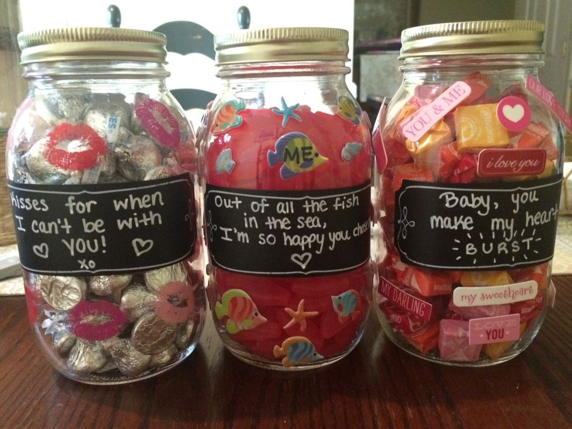 Valentine'S Day Gift Ideas For Fiance
 Candy Jars for Boyfriend s Gift