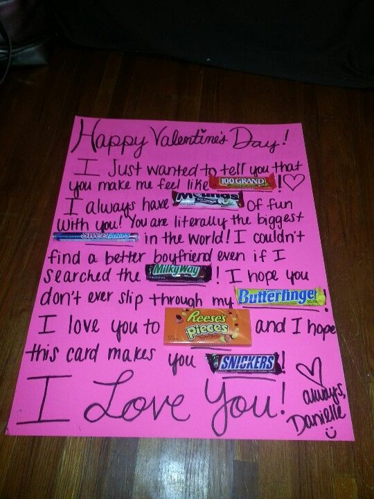 Valentines Day Cards With Candy
 Valentines Day Candy Card stuff to do