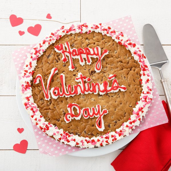 Valentines Day Cookie Cakes
 Valentine’s Day Round Cookie Cake