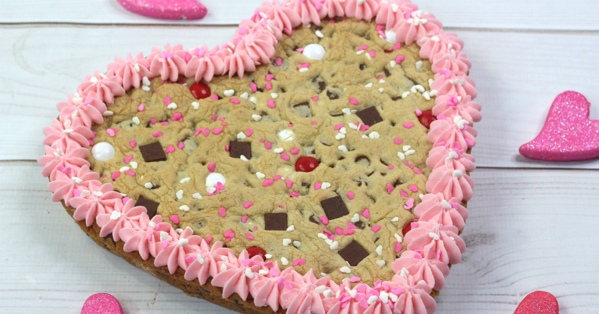 Valentines Day Cookie Cakes
 Heart Shaped Cookie Cake for Valentine s Day Kitchen Fun