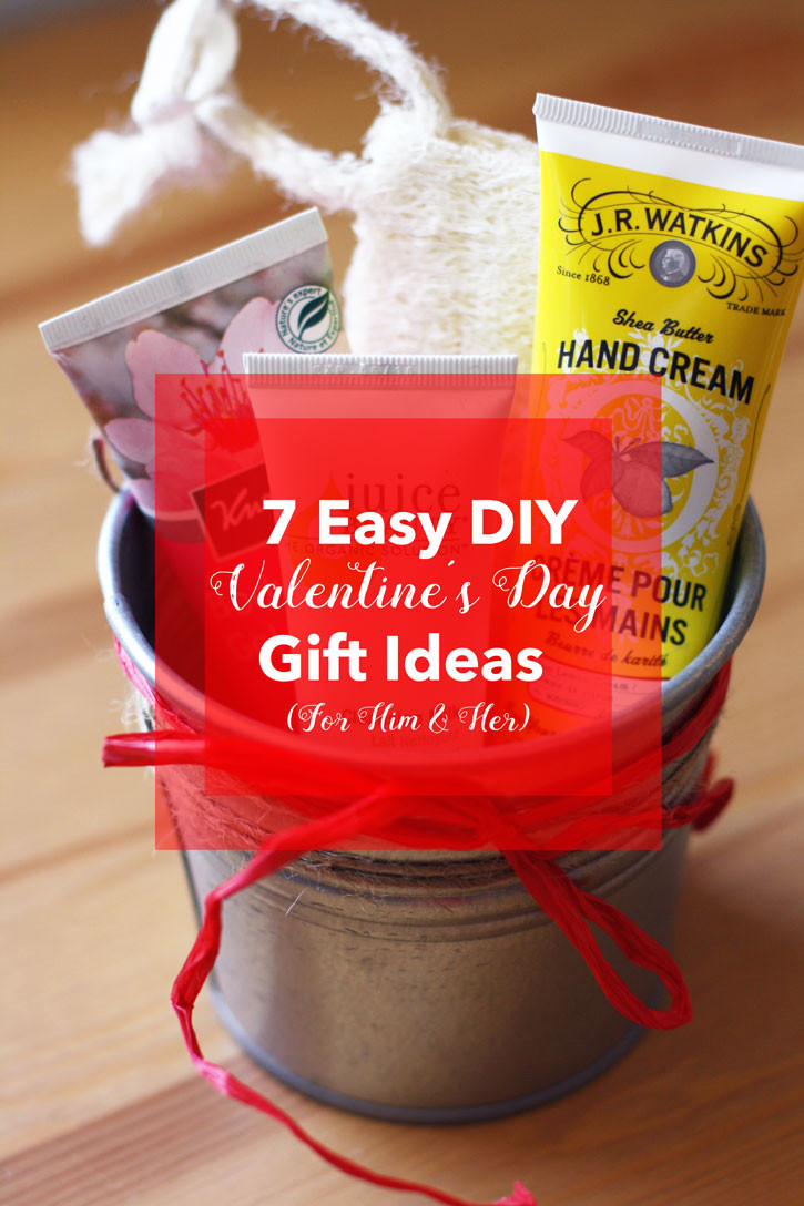 Valentines Day Gift Ideas Pinterest
 7 Easy DIY Valentine’s Day Gift Ideas For Him & Her