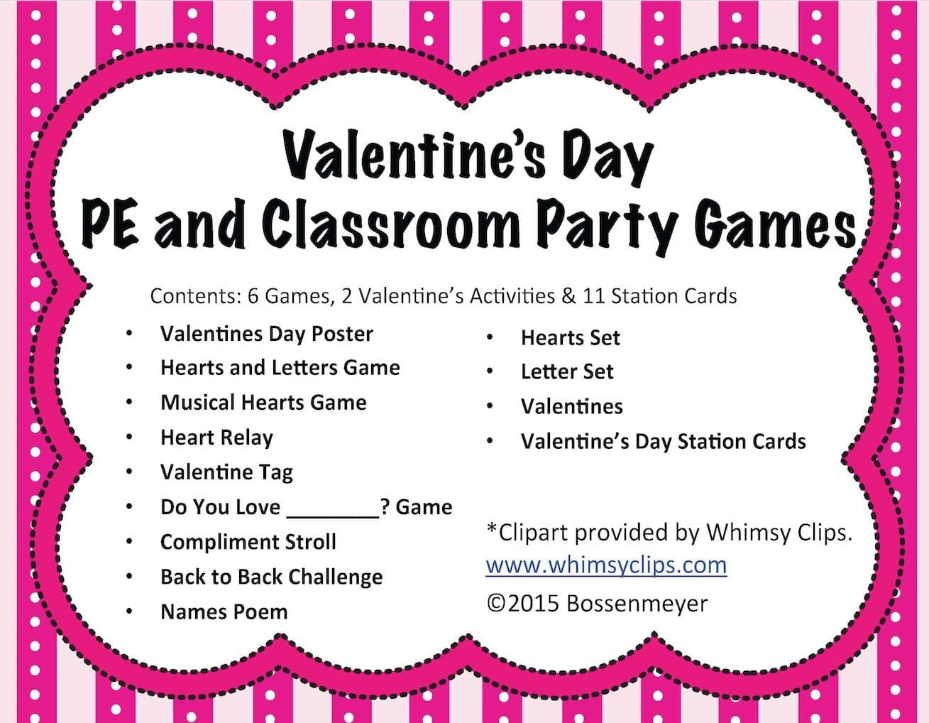 Valentines Day Party Names
 Classroom Party Games Valentine’s Day PE Peaceful