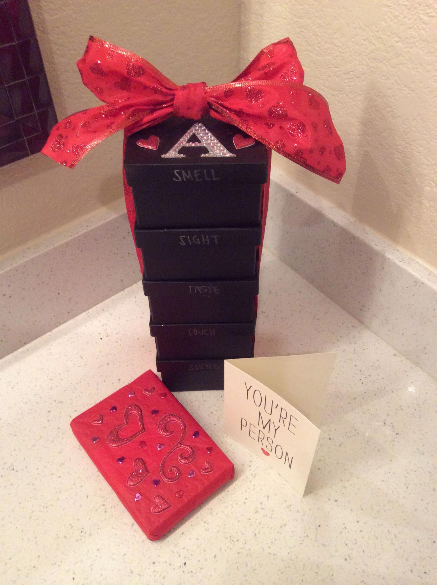 Valentines Gift For Him Ideas
 My creative valentines t for him a box for each of the