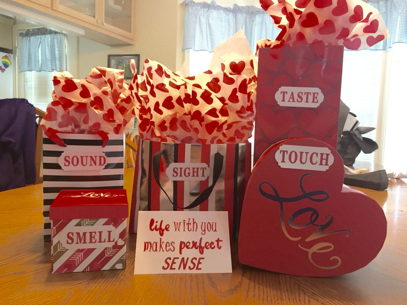 Valentines Gift Ideas For Husbands
 Valentine Card Design 5 Senses Valentine Ideas For Husband